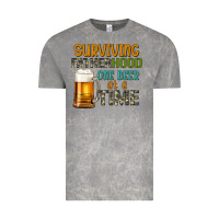 Cloud Rock surviving fatherhood one beer at a  time Vintage Tee - Artiststas
