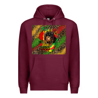 Burgundy free ish since 1865 Premium Hoodie - HRA Design Shop