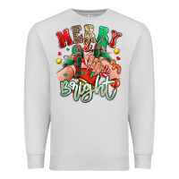 Dove Grey merry and bright caucasian girl sneakers Premium Sweatshirt - RanaPortraitStore