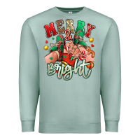 Seafoam merry and bright caucasian girl sneakers Premium Sweatshirt - RanaPortraitStore