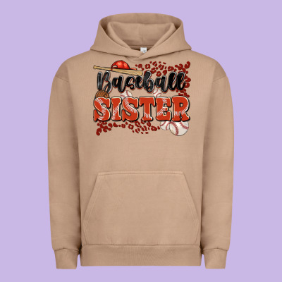 Baseball Sister Urban Hoodie Designed By Jahusdesignshop