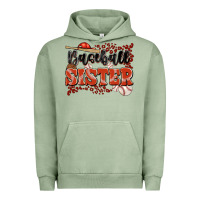 Pigment Oil Green baseball sister Urban Hoodie - JahusDesignShop