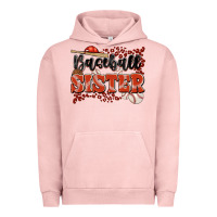 Pigment Salmon baseball sister Urban Hoodie - JahusDesignShop