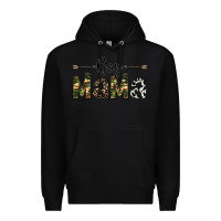 Black boy mama Premium Hoodie - CowhideDigitalArt