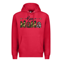 Cardinal boy mama Premium Hoodie - CowhideDigitalArt