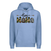 Colony Blue boy mama Premium Hoodie - CowhideDigitalArt