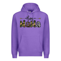 Purple boy mama Premium Hoodie - CowhideDigitalArt