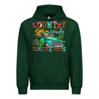 Forest Green country roads take me home Urban Hoodie - AdoDesignShop