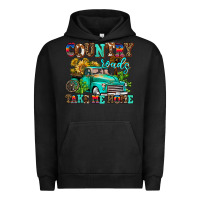 Pigment Black country roads take me home Urban Hoodie - AdoDesignShop