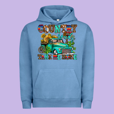 Country Roads Take Me Home Urban Hoodie Designed By Adodesignshop