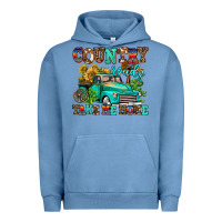 Pigment Pebble Blue country roads take me home Urban Hoodie - AdoDesignShop