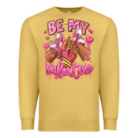 Antique Gold be my valentine afro girl sneakers Premium Sweatshirt - RanaPortraitStore