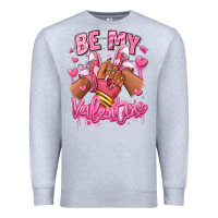 Heather Grey be my valentine afro girl sneakers Premium Sweatshirt - RanaPortraitStore