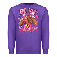 Purple be my valentine afro girl sneakers Premium Sweatshirt - RanaPortraitStore