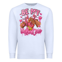 White be my valentine afro girl sneakers Premium Sweatshirt - RanaPortraitStore