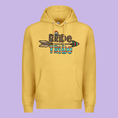 Bride Tribe Premium Hoodie Designed By Cowhidedigitalart