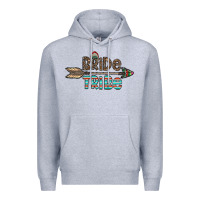 Heather Grey bride tribe Premium Hoodie - CowhideDigitalArt