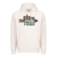 Pale Pink bride tribe Premium Hoodie - CowhideDigitalArt