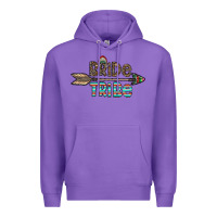 Purple bride tribe Premium Hoodie - CowhideDigitalArt