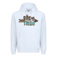 White bride tribe Premium Hoodie - CowhideDigitalArt