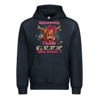 Navy apparently i have an attitude who knew Urban Hoodie - JahusDesignShop