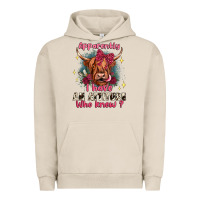 Pigment French Oak apparently i have an attitude who knew Urban Hoodie - JahusDesignShop