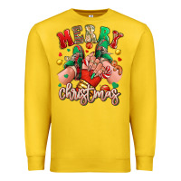 Lemon Merry Christmas Caucasian girl sneakers Premium Sweatshirt - RanaPortraitStore