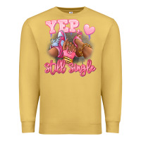 Antique Gold Yep still single heels and sneakers afro girl Premium Sweatshirt - RanaPortraitStore