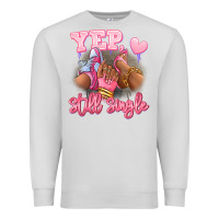 Dove Grey Yep still single heels and sneakers afro girl Premium Sweatshirt - RanaPortraitStore