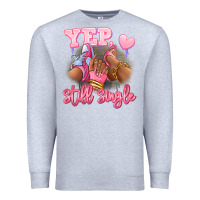 Yep Still Single Heels And Sneakers Afro Girl Premium Sweatshirt | Teevron