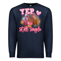 Navy Yep still single heels and sneakers afro girl Premium Sweatshirt - RanaPortraitStore