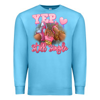 Ocean Blue Yep still single heels and sneakers afro girl Premium Sweatshirt - RanaPortraitStore