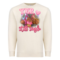 Sandshell Yep still single heels and sneakers afro girl Premium Sweatshirt - RanaPortraitStore