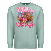 Seafoam Yep still single heels and sneakers afro girl Premium Sweatshirt - RanaPortraitStore