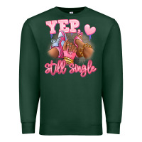 Sports Green Yep still single heels and sneakers afro girl Premium Sweatshirt - RanaPortraitStore