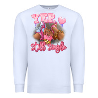 White Yep still single heels and sneakers afro girl Premium Sweatshirt - RanaPortraitStore