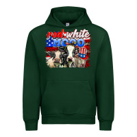 Forest Green red white moo Urban Hoodie - AdoDesignShop