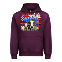 Mauve Wine red white moo Urban Hoodie - AdoDesignShop