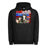 Pigment Black red white moo Urban Hoodie - AdoDesignShop