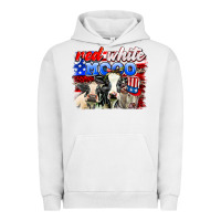 Pigment Lunar Rock red white moo Urban Hoodie - AdoDesignShop