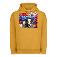 Pigment Peanut Butter red white moo Urban Hoodie - AdoDesignShop
