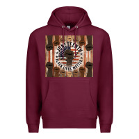 Burgundy black lives matter Premium Hoodie - HRA Design Shop