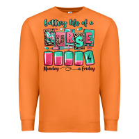 Carrot battery life of a nurse Premium Sweatshirt - RanaPortraitStore