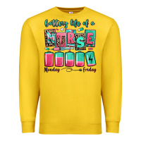 Lemon battery life of a nurse Premium Sweatshirt - RanaPortraitStore