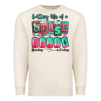 Sandshell battery life of a nurse Premium Sweatshirt - RanaPortraitStore