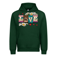 Foreset Green love dog Urban Hoodie - AdoDesignShop