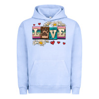 Pigment Grape Ice love dog Urban Hoodie - AdoDesignShop