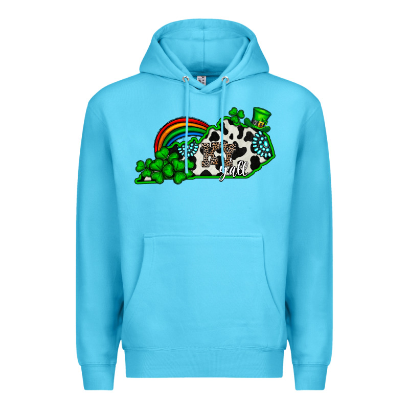 Kentucky Yall Premium Hoodie by CowhideDigitalArt | Teevron