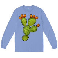 Colony Blue cactus Long Sleeve Tee - BarkalooDesign