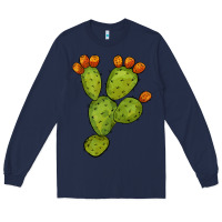 Navy cactus Long Sleeve Tee - BarkalooDesign